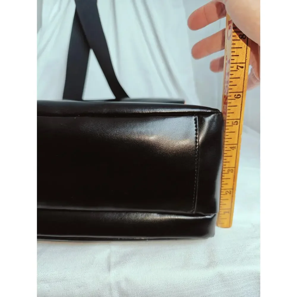 J.Fold J. Fold Black Leather Messenger bag Orange interior 2008